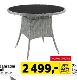 Zahradní stůl