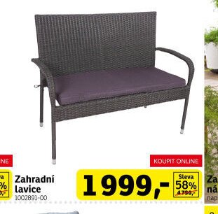 Zahradní lavice