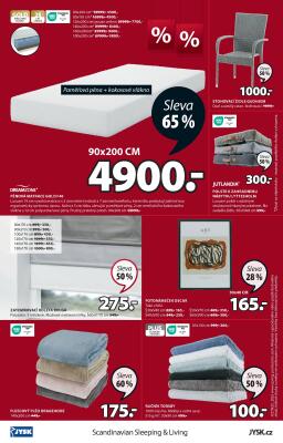akční leták Jysk 21.6.2023-25.7.2023