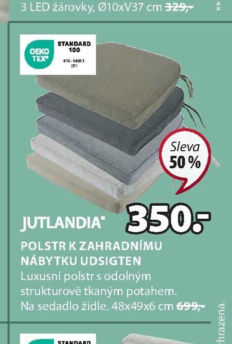 POLSTR K ZAHRADNÍMU NÁBYTKU UDSIGTEN