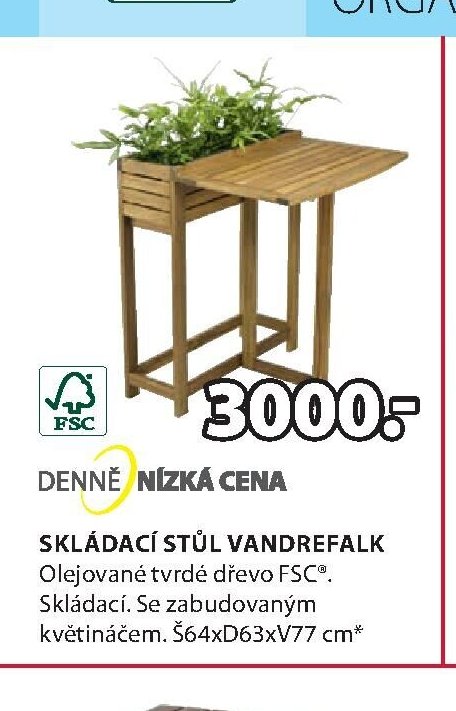 Skládací stůl Vandrefalk