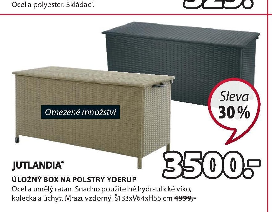 Úložný box na polstry YDERUP