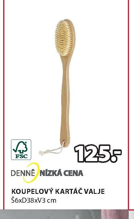 KOUPELOVÝ KARTÁČ VALJE