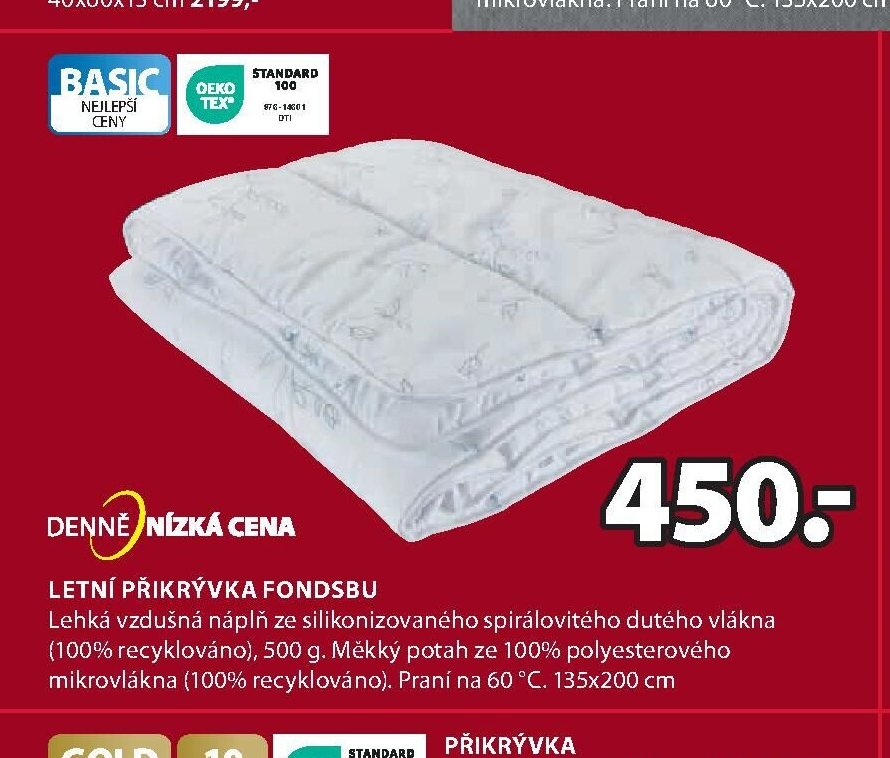 LETNÍ PŘIKRÝVKA FONDSBU