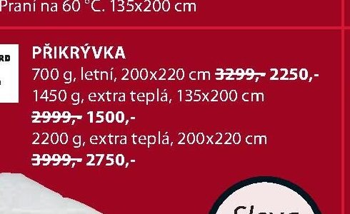PŘIKRÝVKA (GOLD)