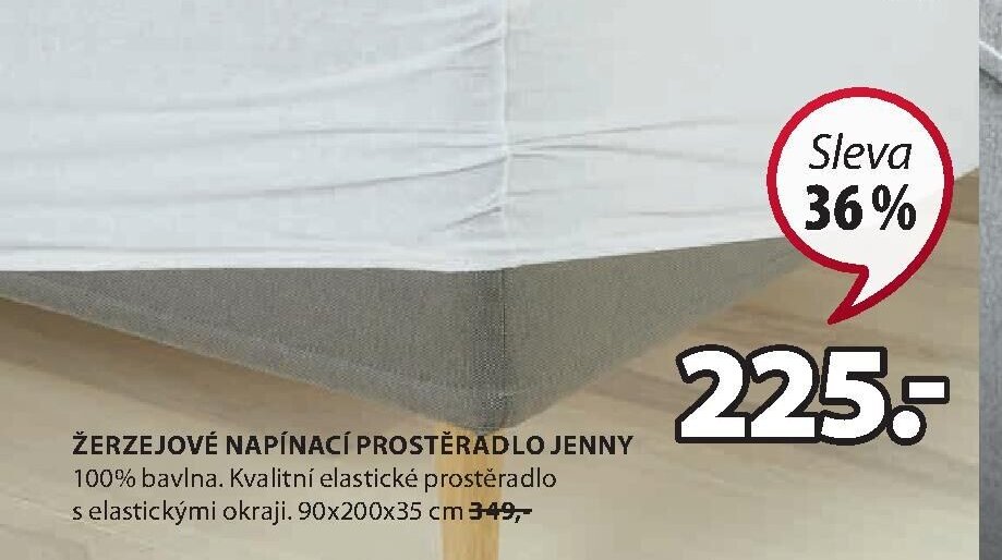 ŽERZEJOVÉ NAPÍNACÍ PROSTĚRADLO JENNY