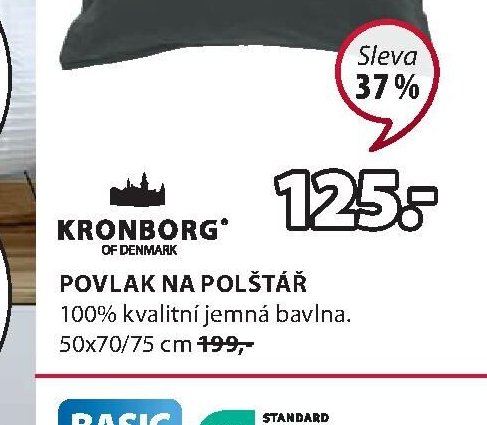 KRONBORG POVLEČENÍ NA POLŠTÁŘ