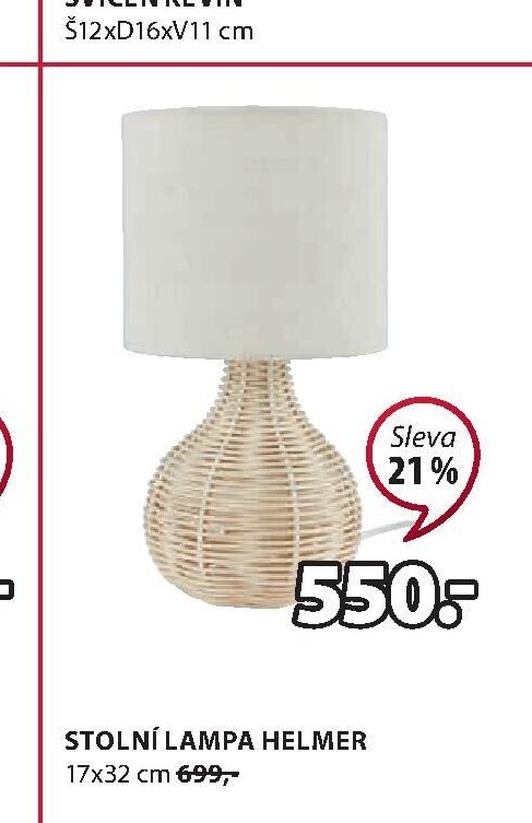 STOLNÍ LAMPA HELMER