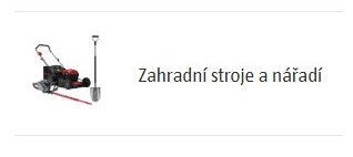 Zahradní stroje a nářadí