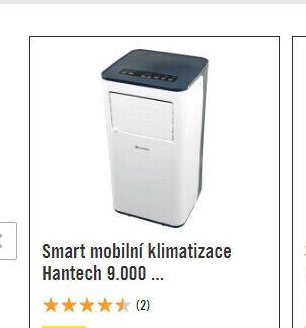 Smart mobilní klimatizace Hantech 9.000