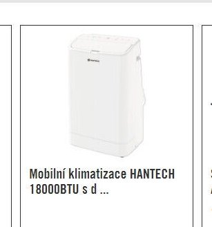 Mobilní klimatizace HANTECH 18000BTU s d