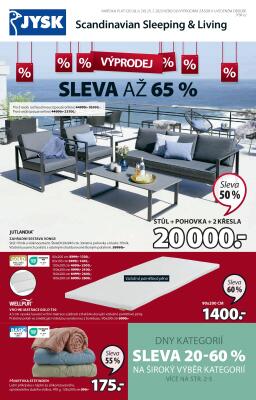 akční leták Jysk 28.6.2023-25.7.2023