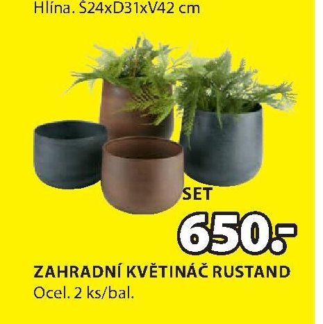 Zahradní květináč Rustand