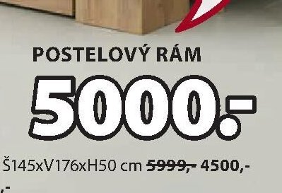 Postelový rám