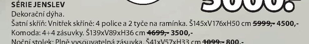Šatní skříň (série Jenslev)