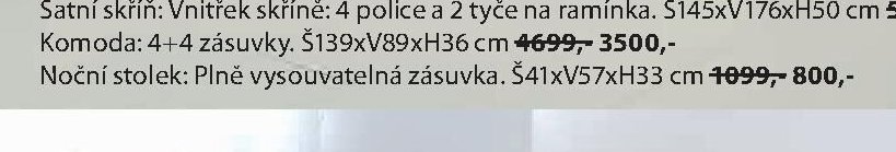 Noční stolek (série Jenslev)