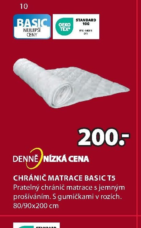 Chránič matrace BASIC T5