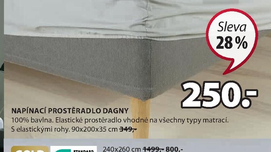 Napínací prostěradlo Dagny