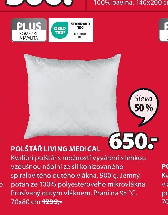Polštář Living Medical