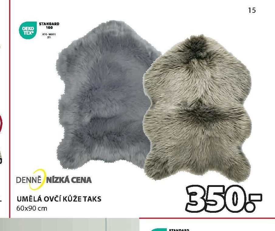 UMĚLÁ OVČÍ KŮŽE TAKS