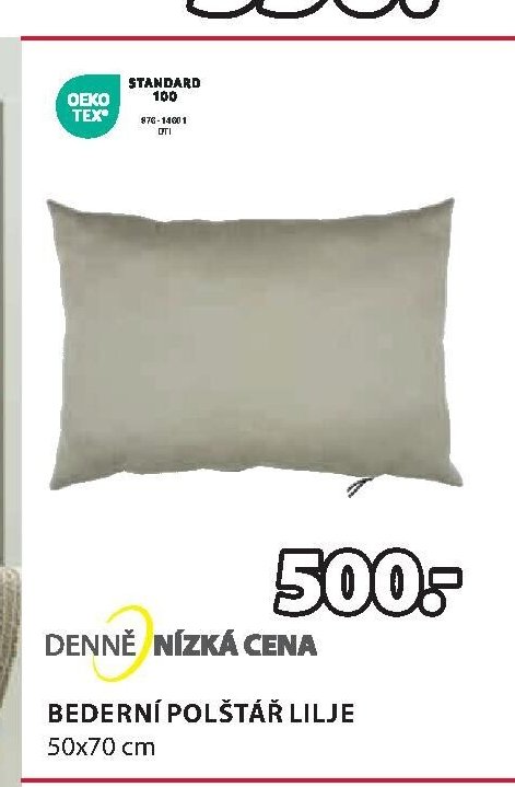 BEDERNÍ POLŠTÁŘ LILJE