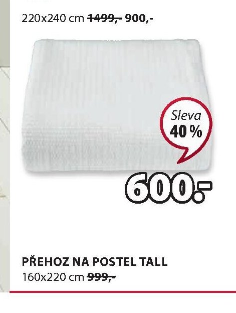 PŘEHOZ NA POSTEL TALL