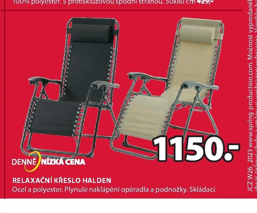 RELAXAČNÍ KŘESLO HALDEN