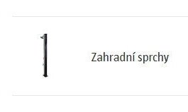Zahradní sprchy