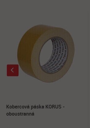 Kobercová páska KORUS - oboustranná