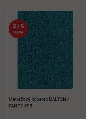 Metrážový koberec DALTON / FANCY 898