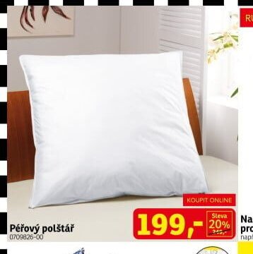 Péřový polštář