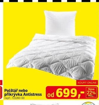 Polštář nebo přikrývka Antistress