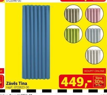 Závěs Tina