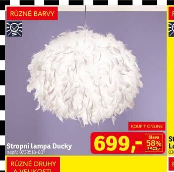Stropní lampa Ducky