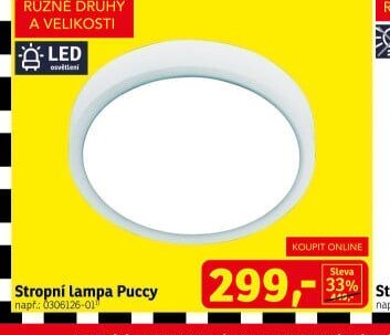 Stropní lampa Puccy