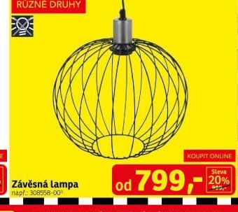 Závěsná lampa