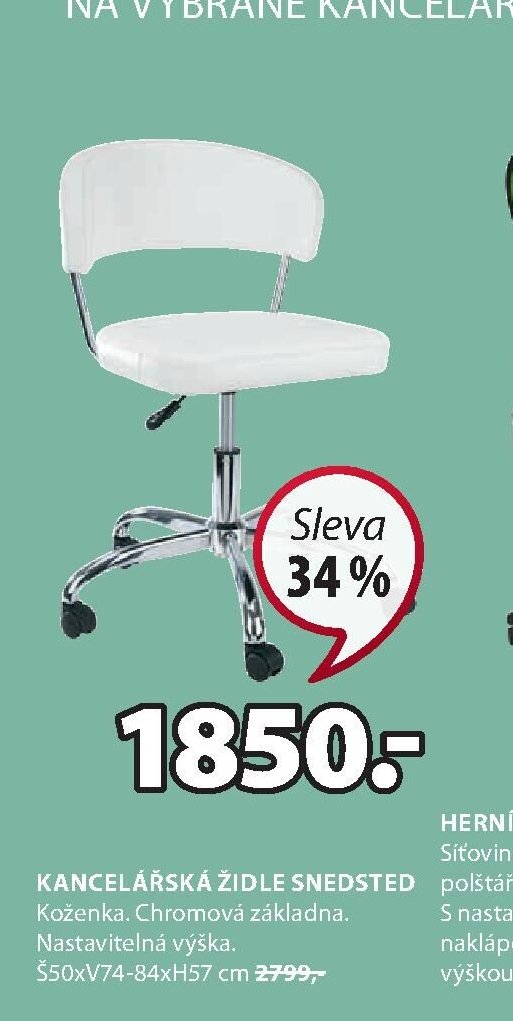 KANCELÁŘSKÁ ŽIDLE SNEDSTED