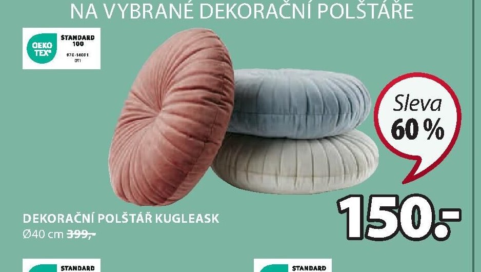 Dekorační polštář KUGLEASK