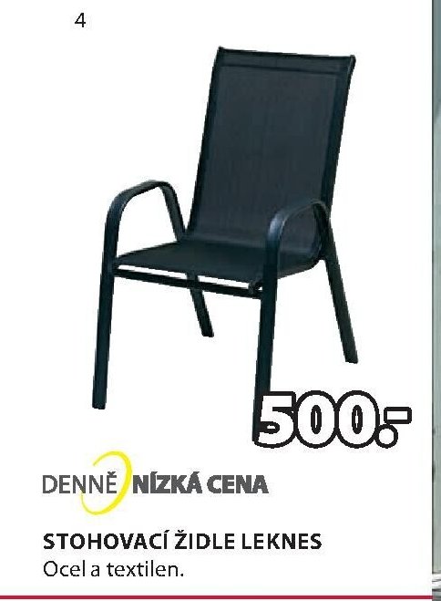Stohovací židle LEKNES