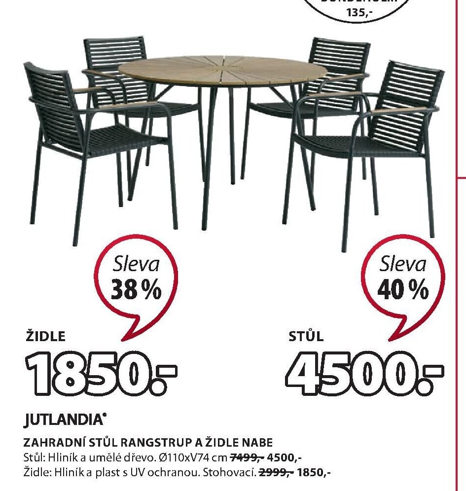 Zahradní stůl RANGSTRUP
