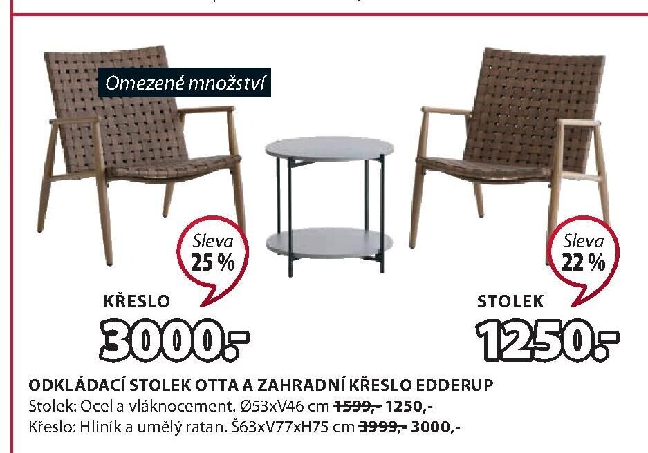 Odkládací stolek OTTA