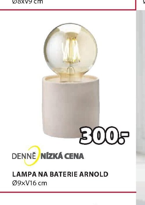 LAMPA NA BATERIE ARNOLD