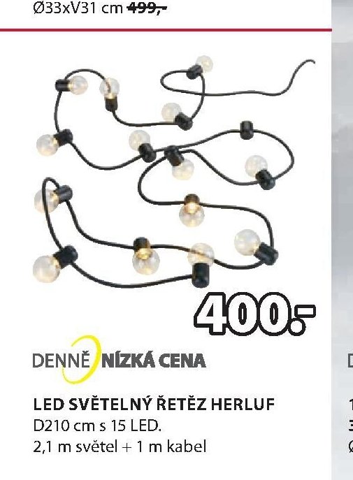 LED SVĚTELNÝ ŘETĚZ HERLUF