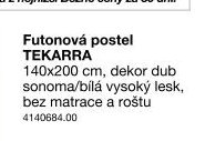 Futonová postel TEKARRA
