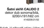 Šatní skříň CALIDO 2