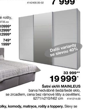 Šatní skříň MAINLEUS