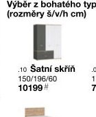 Šatní skříň TWENTY