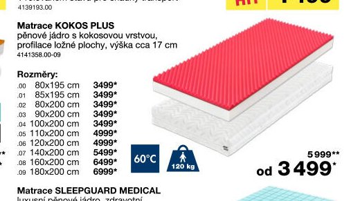 Matrace KOKOS PLUS