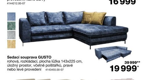 Sedací souprava GUSTO