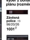 Závěsná police .13